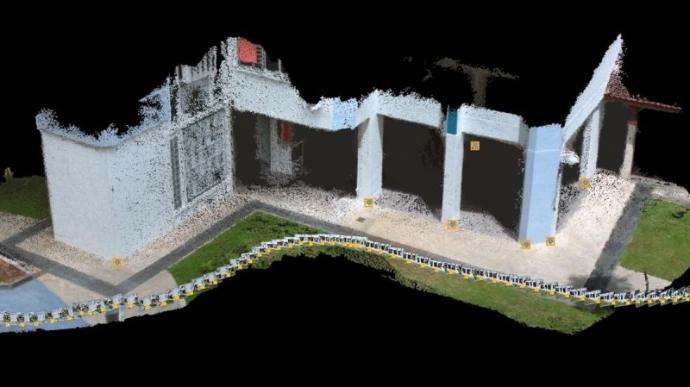 Modelisation 3D issue d'une mission drone